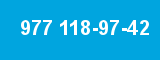 977 118-97-42 977 118-97-42
